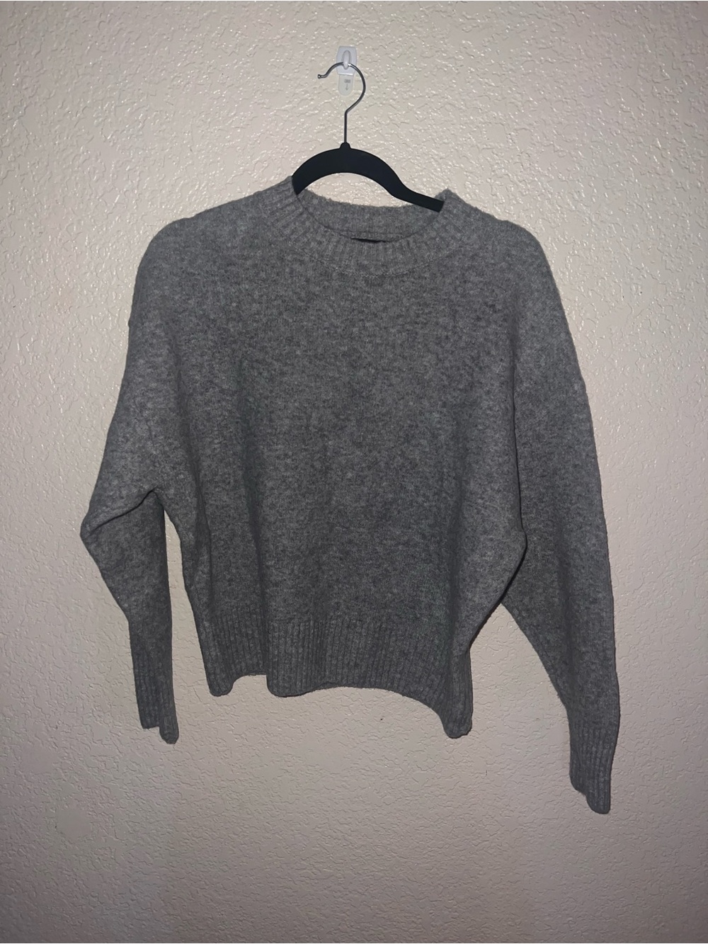NWOT Express Gray Crewneck Sweater